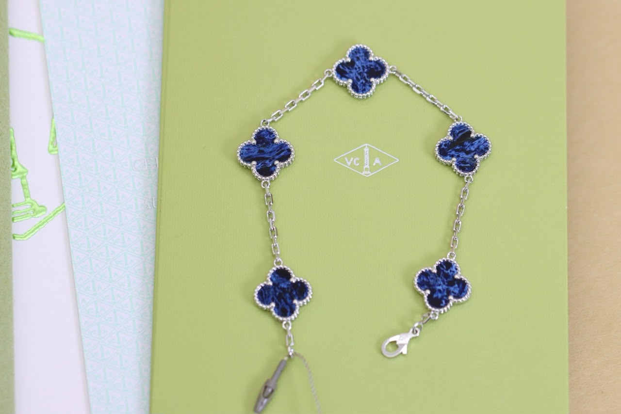 Bracciale Clover Blu